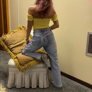 John galt straight leg jeans 100% cotton denim